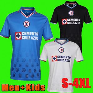 Liga MX Cruz Azul Away Home Soccer Jersey Alvarado Rodriguez Pineda Escobar Romo White Blue Football Shirt S XL