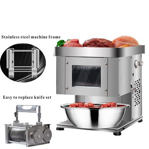 1100W electric meat cutting machine stainless steel multifunctional fresh meat slicer for sale