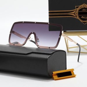 Modedesigner solglasögon för man kvinnliga glasögon dt mach goggle strand solglasögon lyx retro vintage uv400 unisex solglasögon valfritt glasögon Sonnenbrille