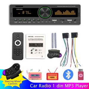Wholesale rca remotes resale online - Car Radio Din Bluetooth Stereo Receiver USB V AUX FM MP3 Player TF Card AUX RCA Autoradio Audio For Car With Remote Control H220422