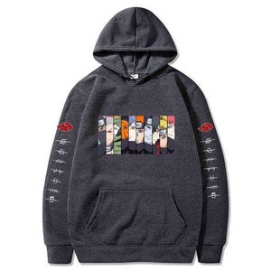 Anime Hoodie Homens Mulheres Kawaii Manga Cartoon Hoody Gótico Casual Casual Sualdes Caso Hoddies Para Adolescentes Toppies Y220716