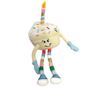 Cartoon Birthday Cake Plush Toys Kawaii Plush Soft Pchanie Zwierzęta dla dzieci Prezent dla dzieci