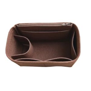 Fits For PUZZLE Geometry Packet Felt Insert Bag Organizer Makeup Handbag Travel Inner Bag Support Storage Portable Cosmetic Bags