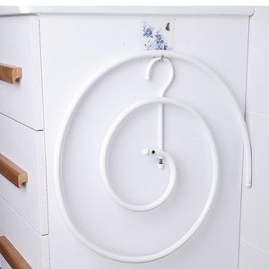 Tvättpåsar Spiral Hanger Tyg Bedlark Filt krokskåp Cirkel Kläder Torkställ Hem Förvaringsställ