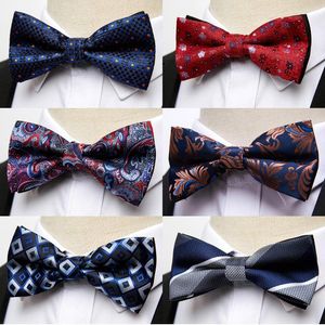 Vangise Brand Design Mix Cores Classic Bow Tie Dropshipp Acessórios Floral de terno vermelho Abraham Lincolns Birthday