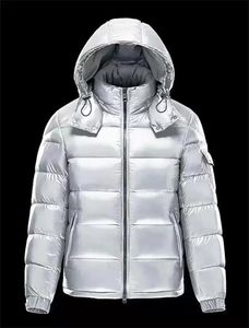Mens Parkas Jackets 럭셔리 겨울 Hight 품질 야외 스포츠 디자이너 다운 재킷 검은 화이트 윈드 브레이크 칼라 따뜻한 피부 클래식 남성 여성 코트