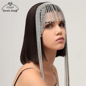 ヘアクリップバレッタ販売アクセサリーラインストーンロングフリンジ帽子ファッション人格ヘッドバンド花嫁かぶと Half22