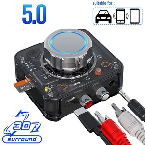 Bluetth 5.0 Audio Receiver 3D стерео музыкальная беспроводная адаптер TF Card RCA 3,5 мм 3.5 Aux Jack for Car Kit