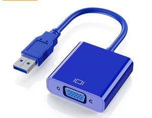 Wholesale usb laptop monitor resale online - 3 USB to VGA Connector P Support for Laptops Desktops and Monitors Projectors TVS for Multi Monitors HW1501