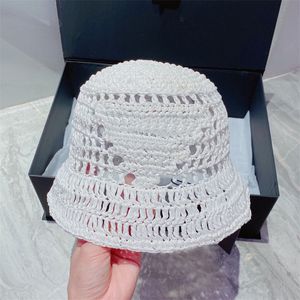 밀짚 모자 디자이너 남성 여자 버킷 모자 모자 모자 패션 핸드 짠 하트 여성 고급 여름 야외 해변 모자 캐주얼 야구 모자