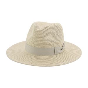 Berets Women Summer Hats wiadro na solidne khaki bowknot zespół zwykły biały plaż