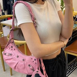 Top Quality Crossbody Shoulder Bags 5A Women Real Leather B Famous Luxury Designers Small Purse Motorcycle Cool Lady Girls Silver Handbags 2022 The Tote Bag Purses