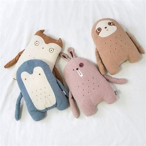 Nordic Animal Bunny Bear Cuscino Cuscino per ragazza per bambini Cuscino peluche per bambini Cuscino per camera dei bambini Decorazione vivaio 220402