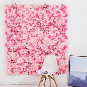 Decorative Flowers & Wreaths 40x60cm Silk Rose Champagne Artificial Flower DIY Wedding Decoration Wall Panels Romantic Backdrop Decor