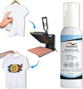 Sublimationsbeschichtungsspray für Baumwoll-T-Shirts, alle Stoffe, einschließlich Polyester-Karton-Tragetaschen, Kissen, Socken mit Hochglanz-Finish und schnell trocknendem Formel-1-Schritt-Verfahren