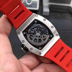 Uxury Watch Date Richa Milles Business Leisure RM030完全自動機械時計フルドリルケーステープメン