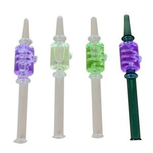 Freezable Glycerin Dab Straw Spoon Pipe mouth Tip nectors collector