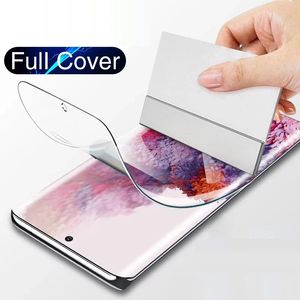 Hydrogel Film Screen Protector For Samsung Galaxy S10 S20 S9 S8 S21 S22 Plus Ultra FE For Note 20 8 9 10