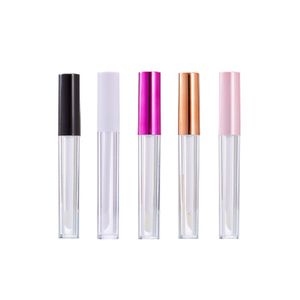 Packing Empty Bottle New Productd 12.1mm Calibre Round DIY Plastic Clear Bottle Lip Gloss Tube Refillable Portable Cosmetic Packaging Container