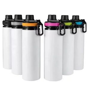 DIY Sublimation Blanks White Water Bottles Singer Layer Aluminium Tumblers Drinking Cups 823