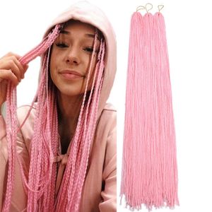 28 -дюймовая Zizi Micro Braids Устройства волос длинные маленькие коробки Синтетические волосы Zizi для женщин LS09 LS09