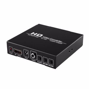 SCART HDOUTPUT zu HD Converter Full HD 1080P Digital High Definition Video Konverter EU / US-amerikanische Netzteil-Adapter für HDTV HD HW-2903