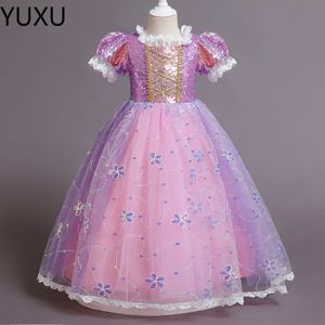 Novo adorável flor de menina de flores transversal flores de volta flores de lantejacos vestido de esferas comprimento de princesa meninas vestidos de concurso personalizado 2022