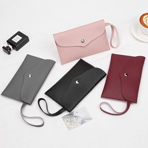 Saco feminino Napa Padrão de embreagem feminina Moeda Moeda Celular Telefone Pequeno Quadrado PU Bolsa De Couro Fornecimento Atacado Negócio Evento Presente