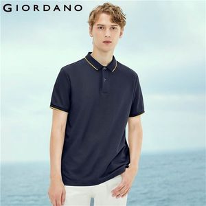 男性Sチップトップスリーブシャツメッシュ構造リブラブフラットカラーコントラストCaasual Polo 01011425 220623