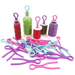 Wholesale diy thread spool resale online - Sewing Notions Tools Bobbin Clips Thread Holders Bobbins Buddies For Spool DIY Organizer Accessories