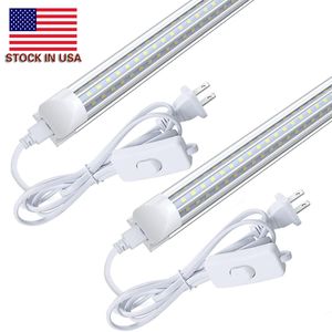 Wholesale integrated led lights for sale - Group buy JESLED T8 FT D Shaped Integrated Led Tube W Daylight White K K Cold White Transparent Cover Pack Leds Lights Stock in US