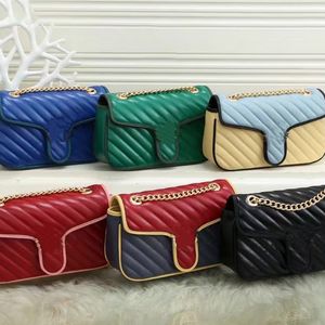 W Designer Bags original single custom PU leather women chain bag high quality shoulder handbag 6 colors