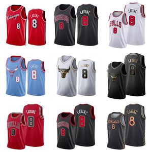 Zach Lavine Basketball Jersey Men Youth S-XXL Black City Verse Jerseys In Stock