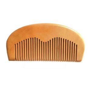Drewniane brody grzebieniowe wsparcie pędzla do dostosowywania grawerowanego laserowego logo MOQ drewniane grzebienie do włosów dla mężczyzn kobiet Grooming2616