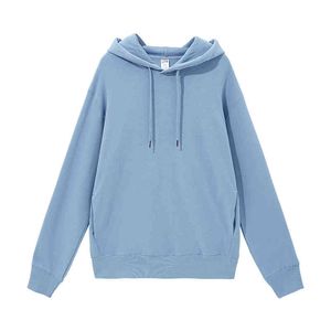 Pamuk hoodies için pamuk hoodies saf renk ağır french terry büyük boy sweatshirt çoklu seçenekler unisex giyim