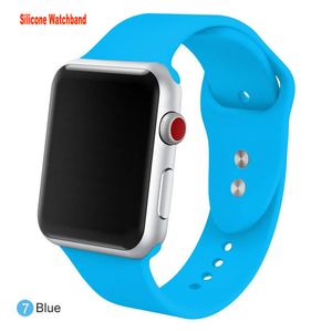 Silikonarmbänder für Apple Watch Band 45 mm 41 mm 44 mm 40 mm 42 mm 38 mm 44 mm Silikonarmband Correa Zubehör iWatch Serie 7 SE 6 5 4 3