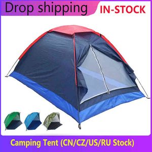 Camping Tent For 2 Person Travel Winter Fishing Tents Mosquito Repellent Mesh Net Outdoor Camping Hiking Summer Tent H220419