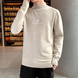 Solid Knitted Jumper Sweaters Streetwear Harajuku Autumn Oversize Pullovers Fashion Casual Men Clothing Men's Vests