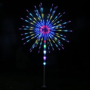 Juldekoration ledde fyrverkerier Lätt jul Xmas Tree Lamp 3M Höjd 23 grenar Vattentät IP65 Utomhusanvändning Fairy Garden Decor