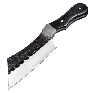 Najwyższej jakości stałe noża kuchenne o stałym ostrze 3cr13mov drewniana stalowa rączka kemping noże o przeżyciu ze skórzaną osłoną