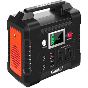 200W Portable Power Station 40800mAh Solar med 110V AC Outlet för vägresa Camping Emergency Use -Back Up Power