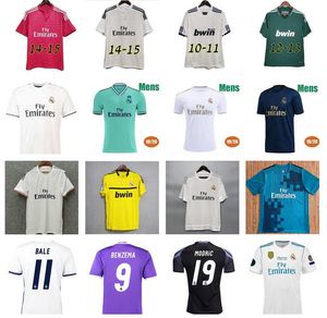 BALE BENZEMA MODRIC ISCO Retro Soccer Jerseys 10 11 12 13 14 15 16 17 18 19 20 RONALDO SERGIO RAMOS MARCELO JAMES Black Dragon vintage Shirt BALE KROOS Football Classic