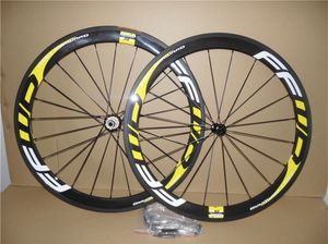 FFDW Carbon Wheels 700C Clincher Tubular Tubeless Road bike Full Carbon Fibre Bicycle Wheelset with Rim Hubs