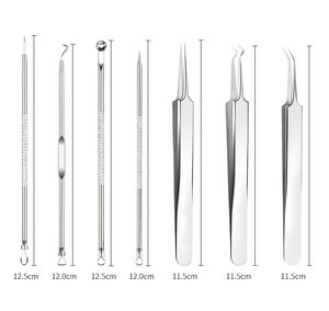 Acne needle acne clip squeeze beauty special blackhead tweezers tool set