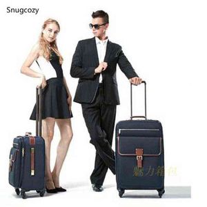 Snugcozy High Quality Inch Boarding Rolling Luggage Spinner Air Controlled Suitcase Combination Lock Safe and Stylish J220708 J220708