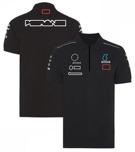 F1 Formula One Racing Suit Summer Team Camisa Polo Camiseta de solapa masculina Camiseta de ventilador personalizado