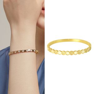 Bracciali in acciaio inossidabile per le donne Amore conchiglia bianca con cristalli Marchio di lusso Bracciale in oro con strass Matrimonio Sposa Madre Gioielli africani