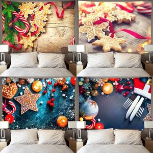 Tapestries Christmas Tapestry Star Background Cloth Hanging Tree Wall Home Garden Poster For Outside Beach Blanket TapizTapestries