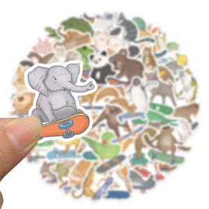 50Pcs Ink Style Animal Stickers Non-Random For Car Bike Luggage Sticker Laptop Skateboard Motor Water Bottle Snowboard wall Decals Kids Gifts