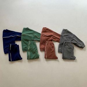 Clothing Sets Baby Boys Girls Long Sleeve T-Shirt Pants Children's Spring Kids Boy Girl Casual Exercise Suit ClothesClothing